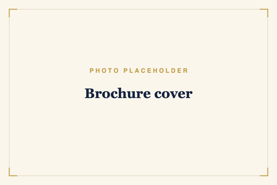 Brochure cover