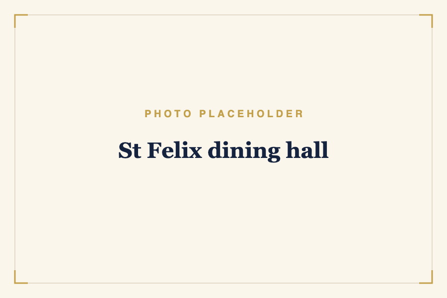 St Felix dining hall