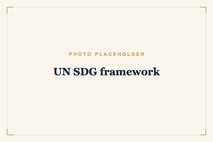 UN SDG framework