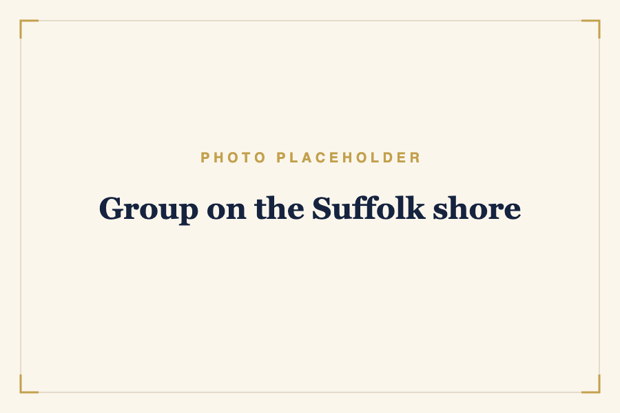 Group on the Suffolk shore