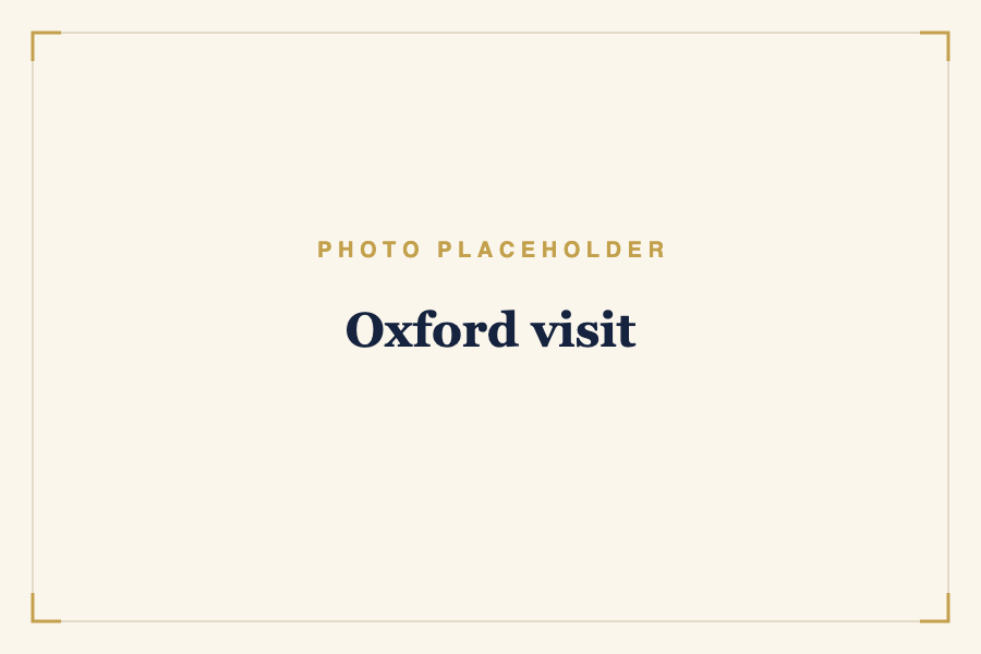 Oxford visit