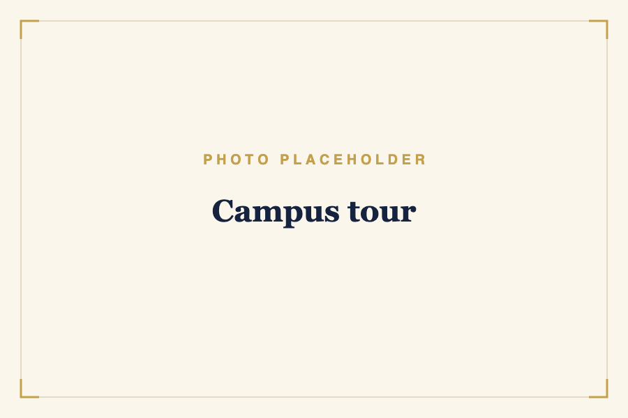 Campus tour