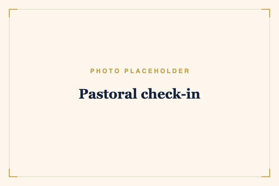 Pastoral check-in